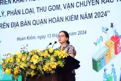 Hoàn Kiếm triển khai mô hình quản lý, phân loại, vận chuyển rác thải tại nguồn