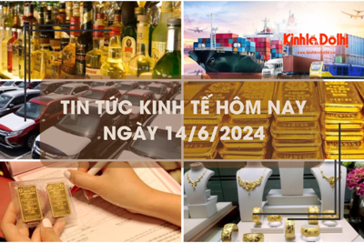 Tin tức kinh tế ngày 14/6/2024: khách mua vàng, trang sức thanh toán online tăng đột biến