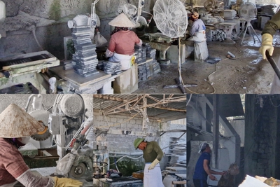 Nghệ An: báo động thực trạng lao động tại các cơ sở chế biến đá