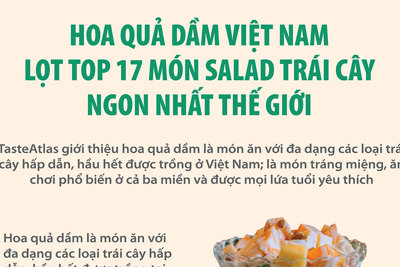 Hoa quả dầm Việt Nam lọt top 17 món salad trái cây ngon nhất thế giới