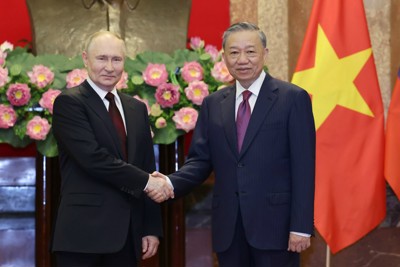 Chủ tịch nước Tô Lâm hội đàm với Tổng thống Liên bang Nga Vladimir Putin