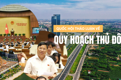 Quốc hội thảo luận quy hoạch Thủ đô Hà Nội