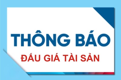 Thông báo đấu giá tài sản