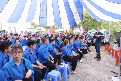 Quận Thanh Xuân: phổ biến pháp luật phòng cháy, chữa cháy cho đoàn viên, thanh niên