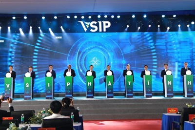 Hà Tĩnh: khởi công dự án khu công nghiệp VSIP hơn 1.555 tỷ đồng
