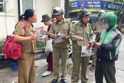 Hà Đông đồng loạt ra quân tuyên tuyền và phòng, chống ma túy