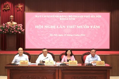 Ban Chấp hành Đảng bộ Thành phố Hà Nội thảo luận 7 nội dung quan trọng