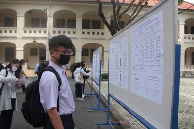 TP Hồ Chí Minh: gần 98% thí sinh làm thủ tục thi tốt nghiệp THPT 2024