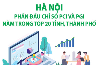 Hà Nội phấn đấu nâng cao thứ hạng Chỉ số PCI và PGI