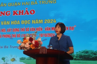 Quận Hai Bà Trưng: "Đại sứ văn hóa đọc" cùng xây dựng xã hội học tập