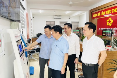 Hà Nội thẩm tra huyện Thanh Oai đạt chuẩn nông thôn mới nâng cao năm 2024
