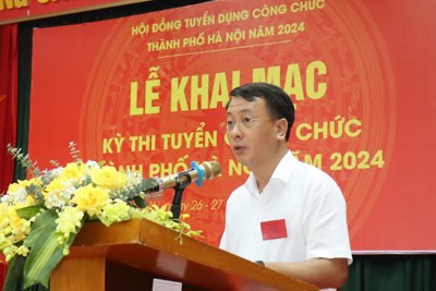 Hà Nội: 1.048 thí sinh dự thi tuyển công chức Thành phố