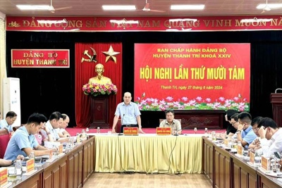 Huyện Thanh Trì: phấn đấu sớm hoàn thành Đề án xây dựng huyện thành quận