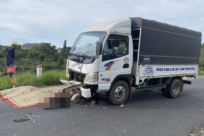 Đắk Nông: xe tập lái gây tai nạn chết người