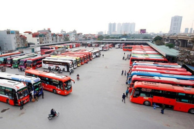 6 tháng năm 2024, doanh thu vận tải hành khách của Hà Nội tăng mạnh