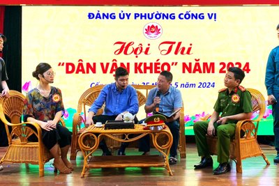 Tổ chức Hội thi “Dân vận khéo” chào mừng 70 năm Ngày Giải phóng Thủ đô