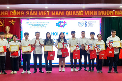 Hà Nội: 47 học sinh đạt giải viết thư quốc tế UPU