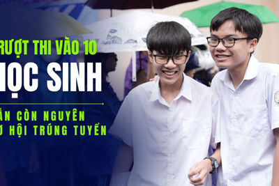 Học sinh trượt lớp 10 ở Hà Nội vẫn còn cơ hội trúng tuyển