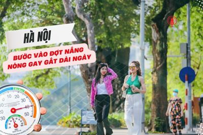 Hà Nội bước vào đợt nắng nóng gay gắt dài ngày