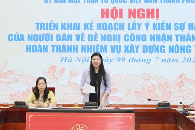 Hà Nội: người dân được thụ hưởng thật những giá trị của nông thôn mới