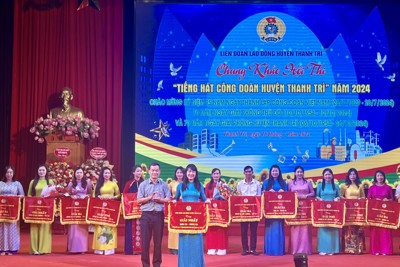 Ấn tượng hội thi “Tiếng hát công đoàn huyện Thanh Trì năm 2024”