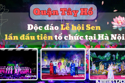 Độc đáo Lễ hội Sen lần đầu tiên tổ chức tại Hà Nội