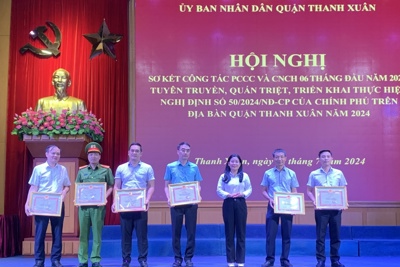 Quận Thanh Xuân: nâng cao ý thức người dân trong công tác PCCC