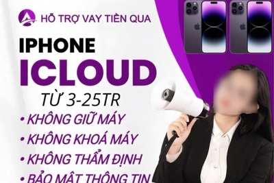 Sập bẫy vay tiền bằng iCloud