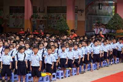 TP Hồ Chí Minh: học sinh lớp 1 tựu trường sớm nhất vào ngày 19/8