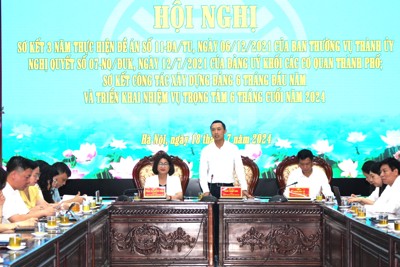 Hà Nội: không còn tổ chức đảng trong diện theo dõi của BCĐ Nghị quyết 15-NQ/TU