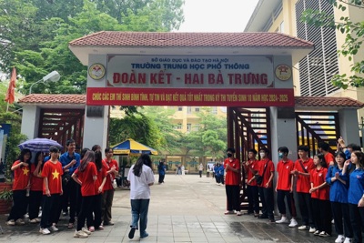 Hà Nội: 147 học sinh trúng tuyển bổ sung trường THPT Đoàn Kết và Minh Quang