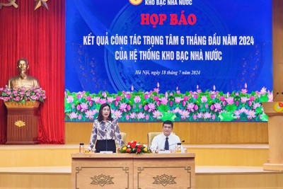 6 tháng đầu năm, Kho bạc Nhà nước thu hơn 1.000.000 tỷ đồng ngân sách