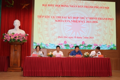 Đại biểu HĐND TP tiếp xúc cử tri huyện Quốc Oai sau kỳ họp thứ 17