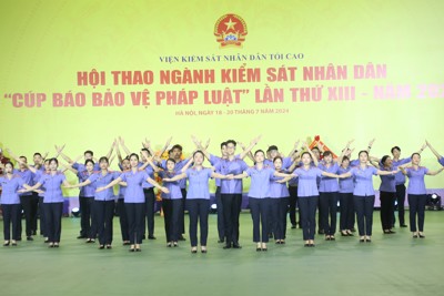 Khai mạc Hội thao ngành Kiểm sát Nhân dân “Cúp Báo Bảo vệ pháp luật”