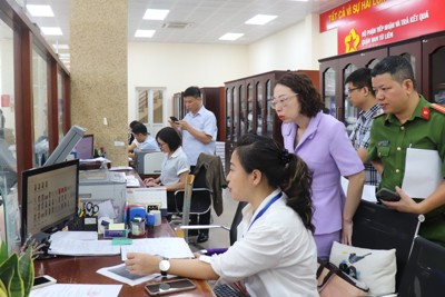 Hà Nội: kiểm tra, đánh giá cao công tác chuyển đổi số tại Nam Từ Liêm