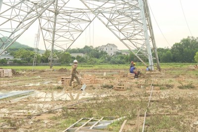 Nghệ An: vượt khó mưa bão thi công đường dây 500kv mạch 3