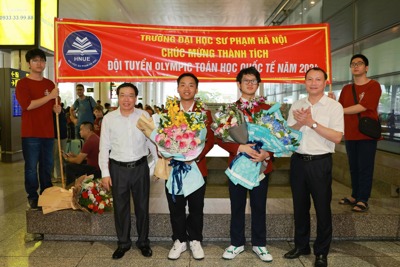 2 học sinh chuyên Sư phạm đạt thành tích xuất sắc tại Olympic Toán quốc tế