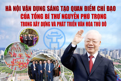 Hà Nội vận dụng sáng tạo quan điểm chỉ đạo của Tổng Bí thư Nguyễn Phú Trọng trong xây dựng và phát triển văn hóa Thủ đô