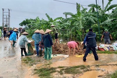 2 người chết do mưa lũ, Hà Nội chỉ đạo 4 huyện ứng phó khẩn cấp