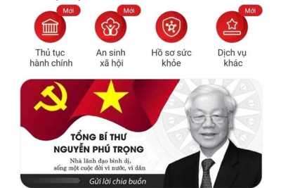 Người dân gửi lời chia buồn, tri ân Tổng Bí thư trên tính năng mới VNeID