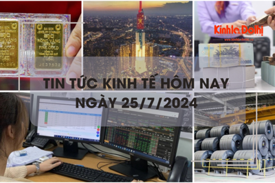 Tin tức kinh tế ngày 25/7/2024: thanh khoản chứng khoán thấp nhất nửa năm