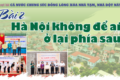 Bài 2: Hà Nội không để ai ở lại phía sau