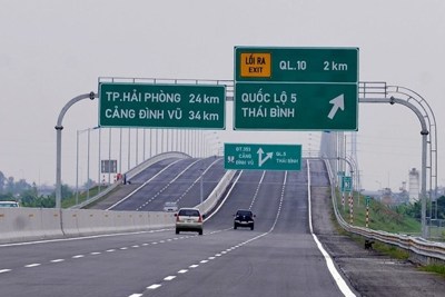 Cao tốc Hà Nội - Hải Phòng đạt 1.424,430 tỷ đồng trong 6 tháng