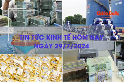 Tin tức kinh tế ngày 29/7/2024: tín dụng đổ vào bất động sản tăng mạnh