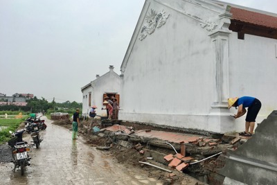 Thực hư thông tin đổ tường bao di tích Quốc gia tại huyện Phúc Thọ