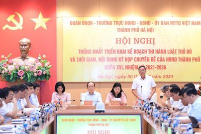 Đề xuất 5 nhóm nhiệm vụ đưa Luật Thủ đô 2024 vào cuộc sống