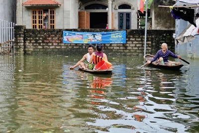 Mưa tiếp diễn tại Hà Nội, vùng ven sông Bùi còn ngập 4 - 6 ngày?