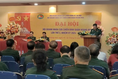 Doanh nhân cựu chiến binh quận Hoàng Mai giỏi làm kinh tế, giàu lòng nhân ái