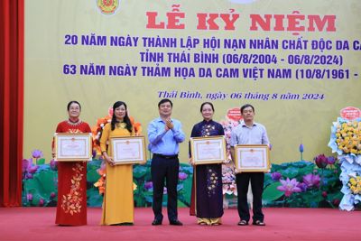 Thái Bình: kỷ niệm 20 năm ngày thành lập Hội Nạn nhân chất độc da cam/dioxin