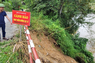 Hà Tĩnh: tiềm ẩn nguy cơ sạt lở đất vùng núi trong mùa mưa lũ